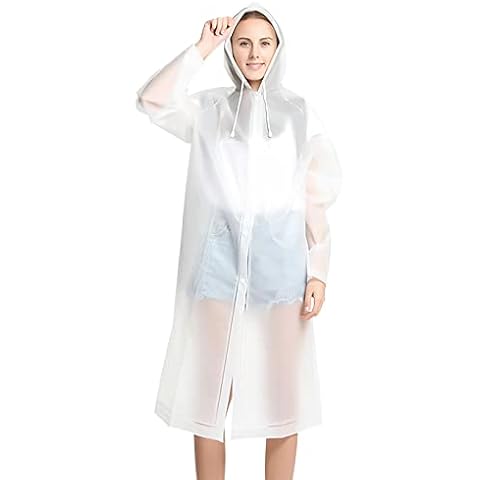 Colexy Chubasquero Mujer Impermeable Poncho EVA Cover