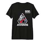NASA Artemis II Mission Patch Worm Logo Premium Tri-blend T-Shirt