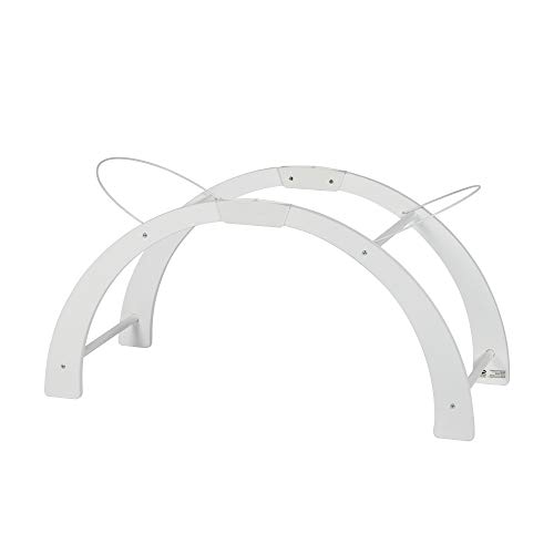 White Shnuggle - Moisés ajustable curvado para bebé