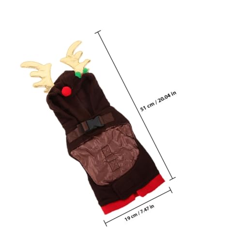 Disfraz Navideño para Perro Coffee Talla 51X19X2 cm miniatura 2