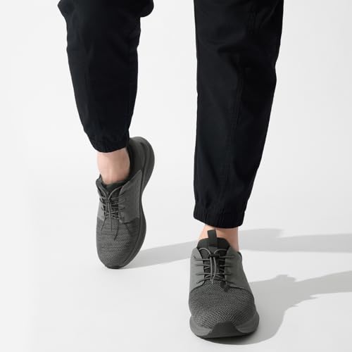 HEEZ Mens Slip On Fashion Sneakers Walking Shoes for Men Comfortable Breathable Casual Running Shoes4