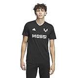 Adidas Men's Messi T-Shirt, Black Messi, Small