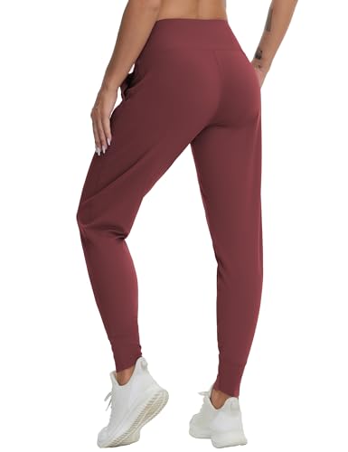The Gym People Women's Joggers Pants Lightweight Athletic Leggings Tapered Lounge Pants for Workout, Yoga, Running