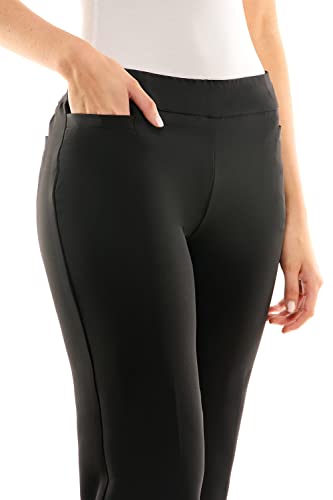 Zac & Rachel Women's Flattering Pull-on Slim Leg Pant with Tummy Control Panel3