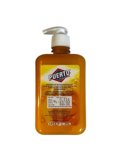 Image of Puerto Liquid Handwash - Original Hand Wash- 500ml (Pack of 3)| Germ Defence Formula | 10x Better Germ Protection