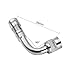 90 Degree Motorcycle Angle Bent Valve Adapter Tyre Tube Copper Silver Valve Extension Adapter Compatible with Truck Car Moto Bike Accessorie(2pcs Silver-90)
