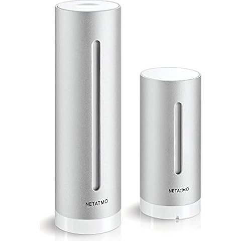 Netatmo Smarte Wetterstation - WLAN, Funk, Innen- und Außensensor, Wettervorhersage, Amazon Alexa & Apple HomeKit, Hygrometer, Luftqualität, NWS01-EC, Schwarz Cover
