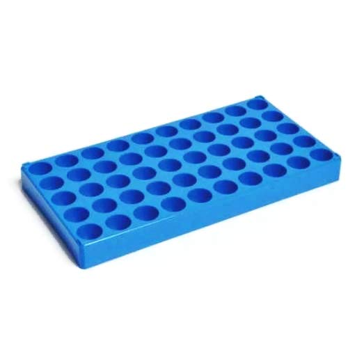 Vial Rack, Polypropylene, for 20ml Vials, 50 Vial Capacity, 2 per Package