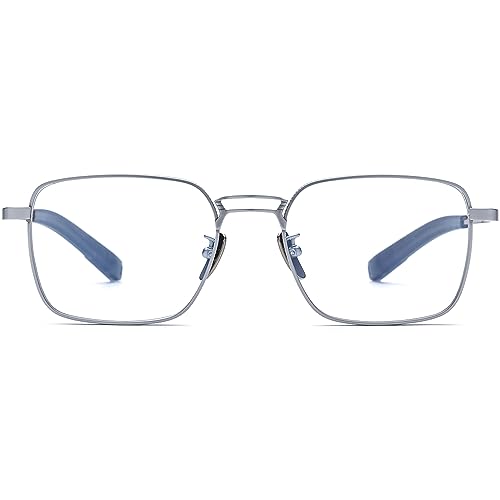 Image of FONEX Pure Titanium Glasses Frame Men Square Eyeglasses Optical Eyewear F8827