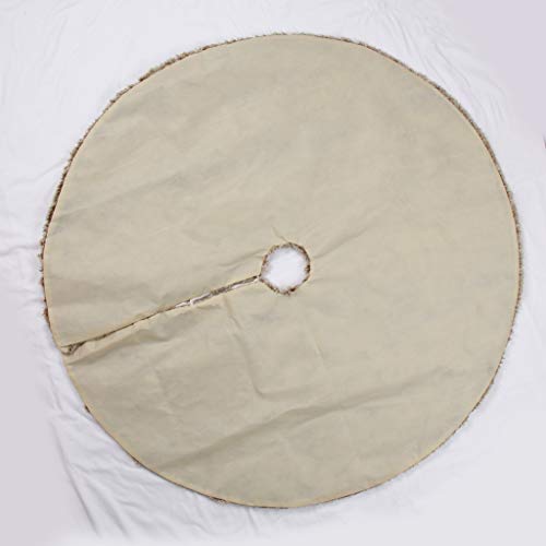 yotijar Decoração de Natal Saia de Pelúcia para árvore de Natal Decoração de Natal 120cm 75cm - 120c