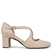 LifeStride Womens Tracy Strappy Block Heel Pump Tender Taupe Microfiber 8.5 M