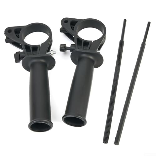 Lot de 2 poignées de marteau perforateur latéral conçues pour s'adapter aux machines de meulage et perceuses électriques de 40 à 43 mm de diamètre intérieur