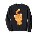 Petit chaton orange tigré Sweatshirt