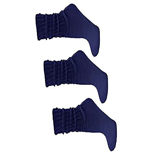 Luxury Divas Cotton 3 Pack Slouch Socks2