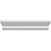Ekena Millwork CRH05X101SE 101" Bottom Width x 104 1/4" Top Width x 5 1/2"H x 1/2"P Seville Crosshead