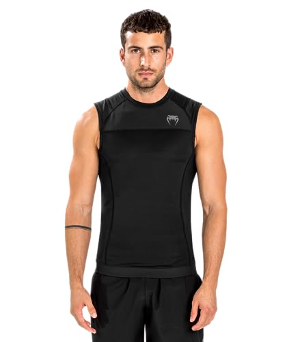 Venum Men's G-fit Air Rashguard Sleeveless-Black