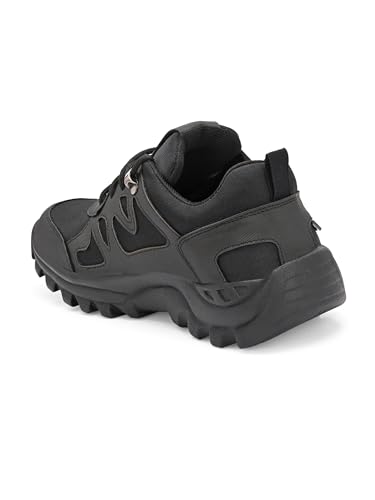 Image of Leo's Fitness Men's Water Resistant Outdoor Trekking Shoe, Lace-Up Trail Running Sports Sneakers, Hiking Shoes for Men