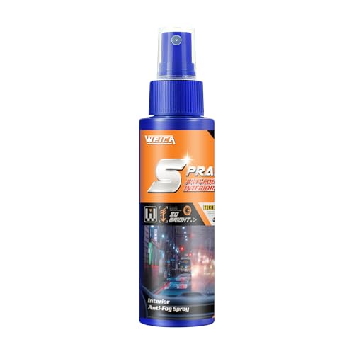 WEICA Spray Anti-Fog Interior - for Car Windshield, Bathroom Mirrors, Swim...