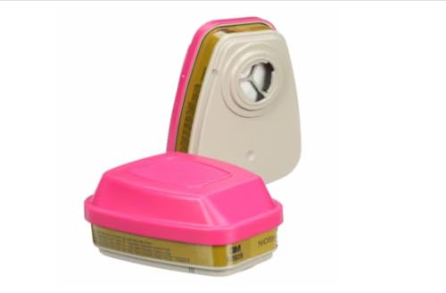 3M Multi Gas/Vapor Cartridge/Filter 60926 P100 Respiratory Protection (Pack of 2)