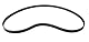 Unold 8656050 + 8656051 Set Zahnriemen / Antriebsriemen / Ersatzriemen für 68511 Backmeister / Brotbackautomaten // timing belt set 8656050 + 8656051 for unold bread maker maschines type 68511