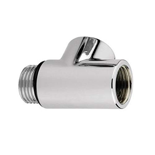 ENKI conector doble combustible para radiador toallero forma de T cromado