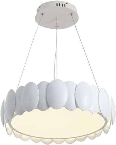 Luminaire suspendu LED haut de gamme rond 15,7 pouces en acrylique de prestige