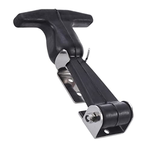 Mipcase Flexible T-Handle Latch Stainless Steel Rubber for Automotive Trucks Tool Boxes Engineering