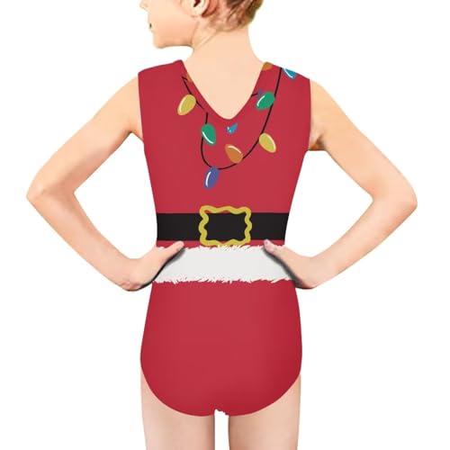 Image of INSTANTARTS Gymnastics Leotards Girl Dinosaur Dancewear Activewear Quick Dry