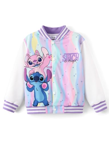 Image of Disney Girl & Boy Varsity Bomber Jacket Fall Sweatshirt Toddler to Big Kid