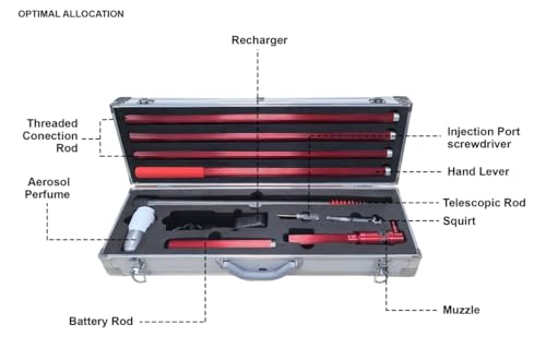 Image of Smoke and Heat Detector Testing Kit with Extension Poles | Fire Alarm Detector Test Equipment for Fire Safety Inspection