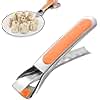 Heat-Resistant Stainless Steel Anti-Scald Tongs, 2025 New Kitchen Silicone Tongs, Cooking Tongs for Moving Hot Plate or Bowls with Food Out from Instant Pot Microwave Oven (Orange)