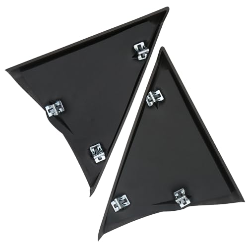 Apperfit MD004COCO Front Door Panel Upper Trim Triangle Cover Very Dark Brown/Cocoa Compatible thumb #1