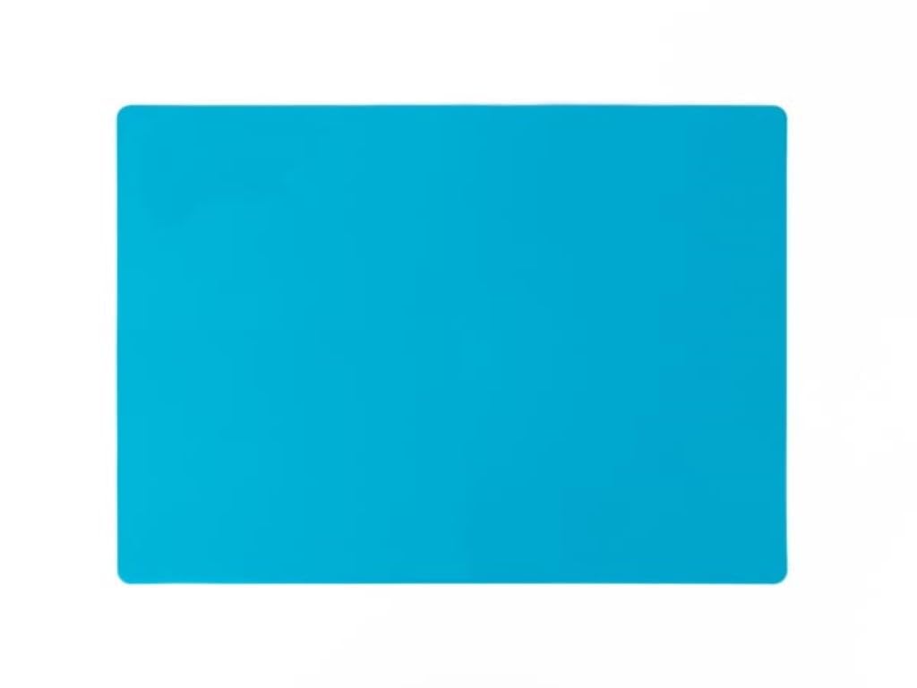 Velleman Alfombrilla de reparación y soldadura de silicona resistente al calor, 700 x 450 mm, 500 C, superficie de trabajo extra grande, azul