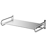 lanliebao 32inch Stainless Steel Wall Shelf Metal Shelving Heavy Duty Commercial or Household Grade