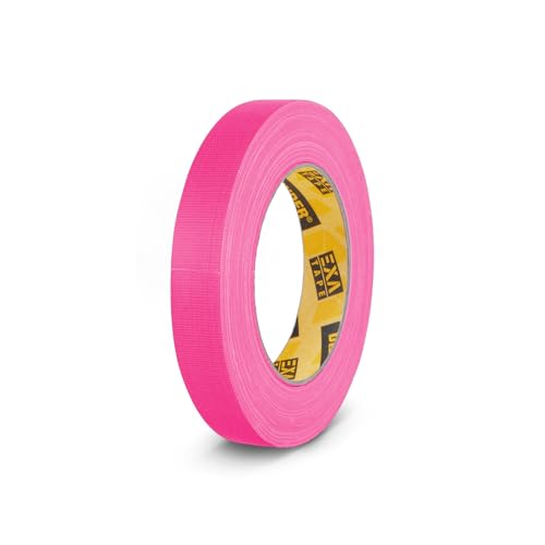 Adam Hall Accessories 58064 NPIN - Rouleau Gaffer Rose Fluo 19mm x 25m