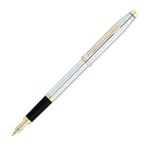 Cross Century II - Bolígrafo roller, color cromo/oro