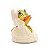 Wellness mit Wimpern Badeente I Quietscheentchen I Duckshop - H: 8 cm