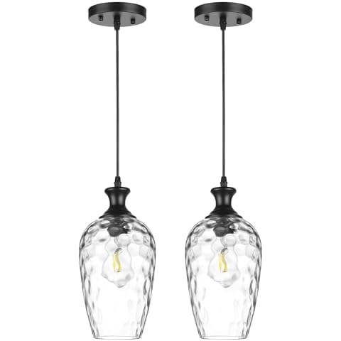 SADUENFR Hand-Blown Glass Pendant Light Cover