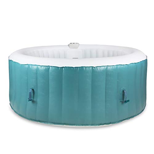 AQUAPARX Whirlpool AP- 800SPA *rund Ø 180cm* Pool 4Personen Wellness Spa Whirlpoolzubehör Badewanne Wanne 4P Indoor Outdoor Heizung aufblasbar-8