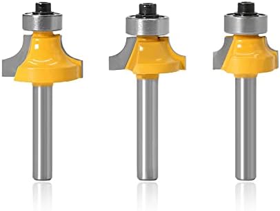 WSOOX Nutfräser Set 4-teilig - Profi Holzbearbeitung Mit 6mm Schaft