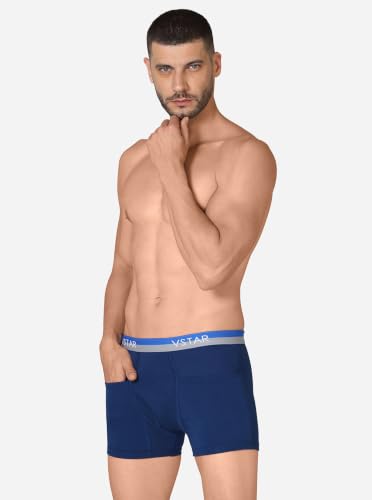 Image of VSTAR Jaz Neo Mens Trunk Underwear, Comfortable Innerwear with a Pouch Fly Opening, Unique Leg Treatment to Prevent Riding up