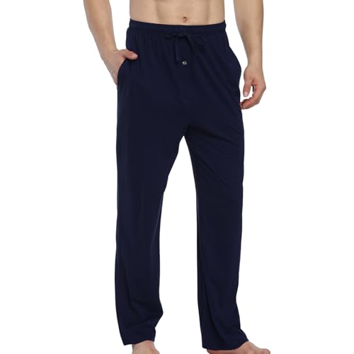 Pantalon de pyjama à carreaux avec poches pratiques pour des nuits légères