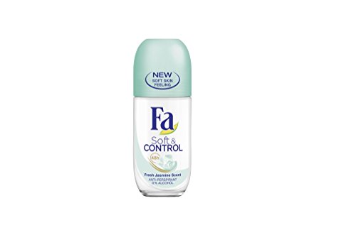 Fa Soft & Control Fresh Jasmine Scent Anti-Perspirant Deodorant Roll-On for Women 50 ml / 1.7 fl oz