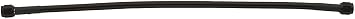 Allstar Performance ALL48365 an Hose Assembly, 24 in Long, 3 an Hose, 3 an Straight Female to 3 an Straight Female, Braided Stainless, Black Vinyl Coated, PTFE Lined, Each