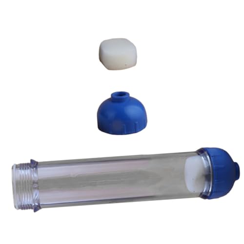 Luxshiny 小型フィルターボトル Diy充填浄水器ハウジング 透明厚手フィルター 取り付け簡単 水の浄化効果