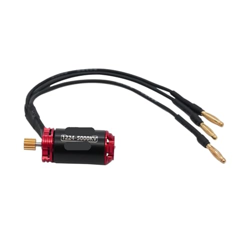 Moteur sans balais 1224 5000KV avec arbre 1.5mm pour voiture RC 1/24