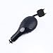 Produktbild NFE² Kfz Ladekabel 12V - 24V mit Aufrollmechanismus in glanzschwarz kompatibel mit Sony Ericsson K800i