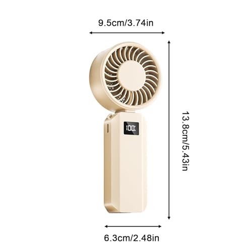 Ventilador portátil recargable silencioso para dormir bien en noches calurosas 7
