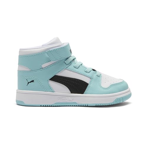 Image of PUMA Kids' Rebound Layup Mid Hook and Loop Sneakers