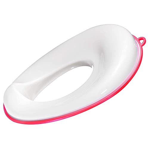 Image of Zeinwap Potty Training Seat for Boys And Girls, Fits Round & Oval Toilets, Non-Slip with Splash Guard, Includes Free Storage Hook (Pink)